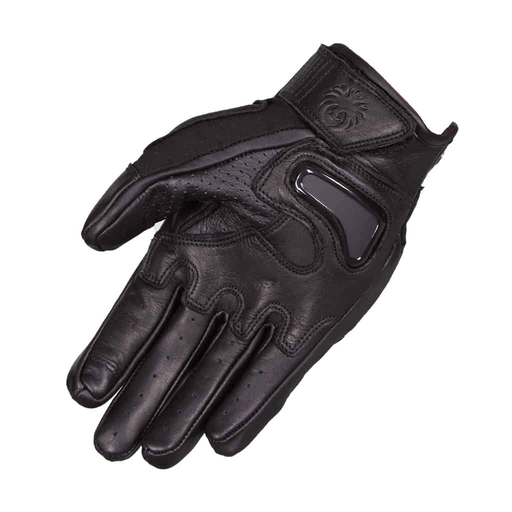 Merlin Glenn motorcycle gloves in black