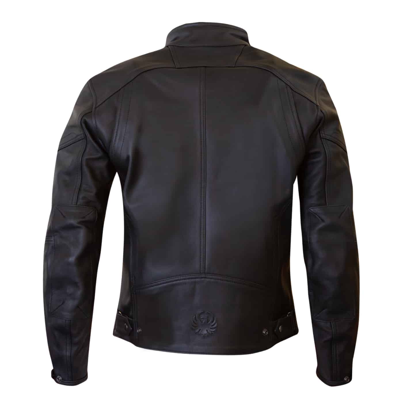 Gable Waterproof Leather Jacket Black Back