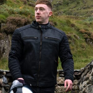 Merlin Ridge Leather Jacket Front 2