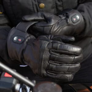 Minworth Black Heated Glove Black Hand