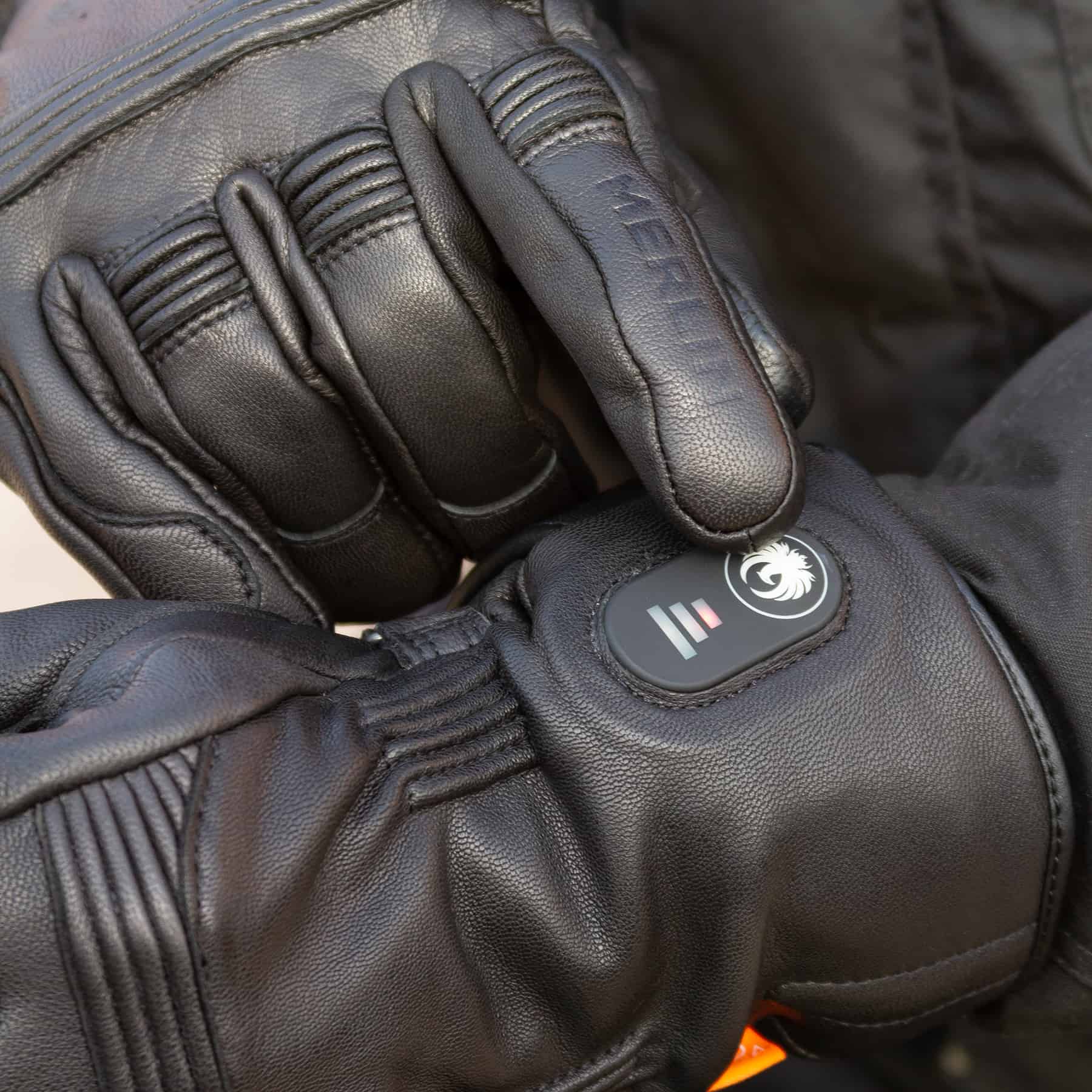 Merlin Minworth Heated motorcycle glove in black