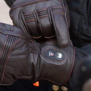 Minworth Heated Glove Dark Brown Controller