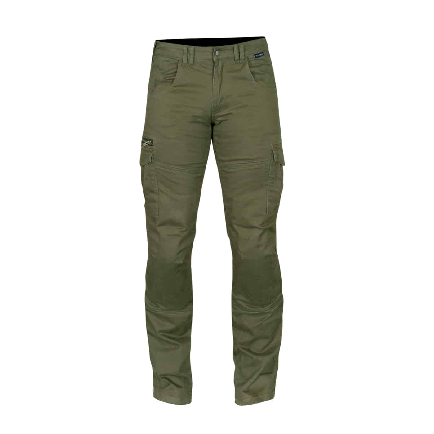 Route One Merlin Remy cargo protective motorcycle jean in green