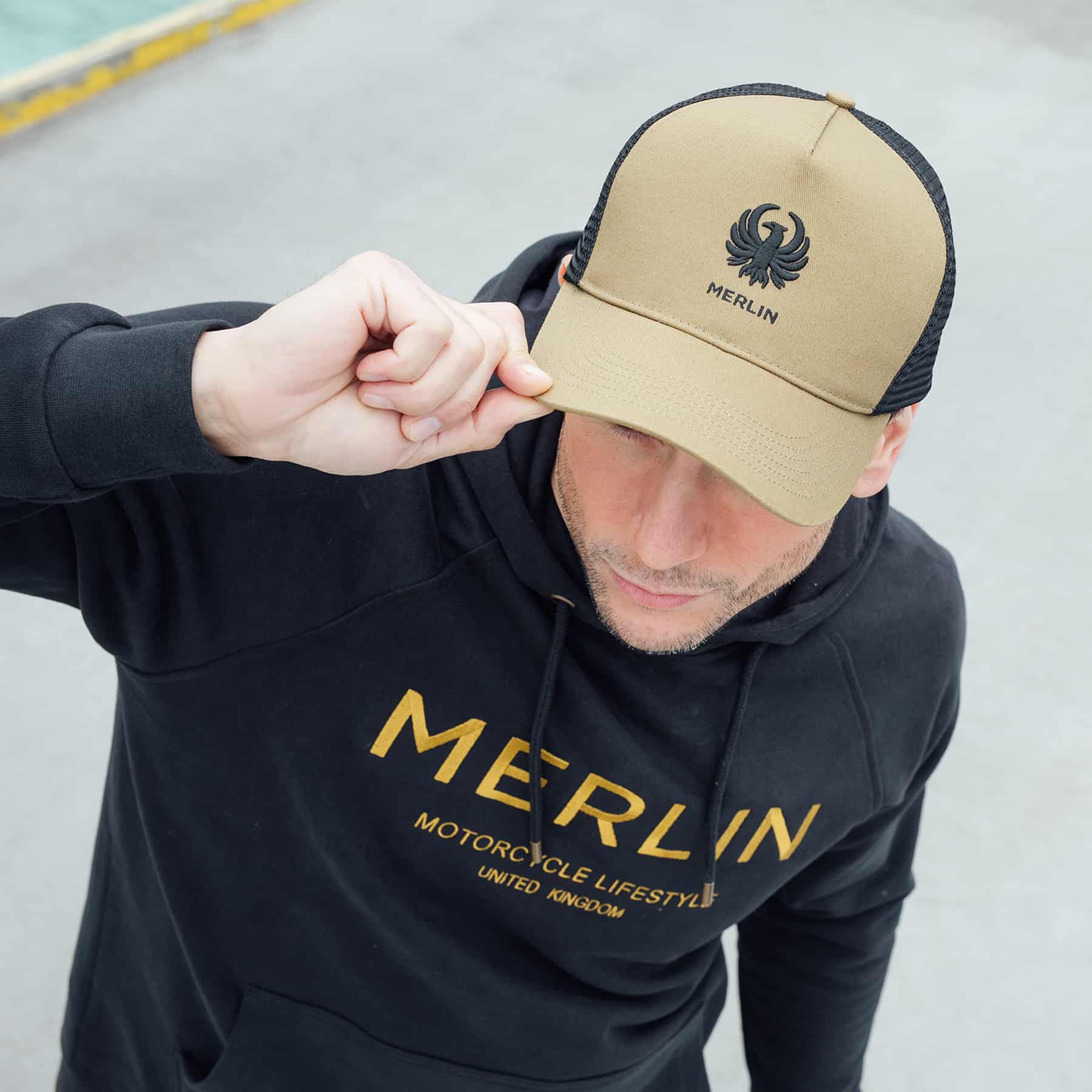 Merlin – Burford Core Trucker Cap Khaki2