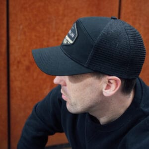 Merlin – Flyde Signature Trucker Cap Black 2