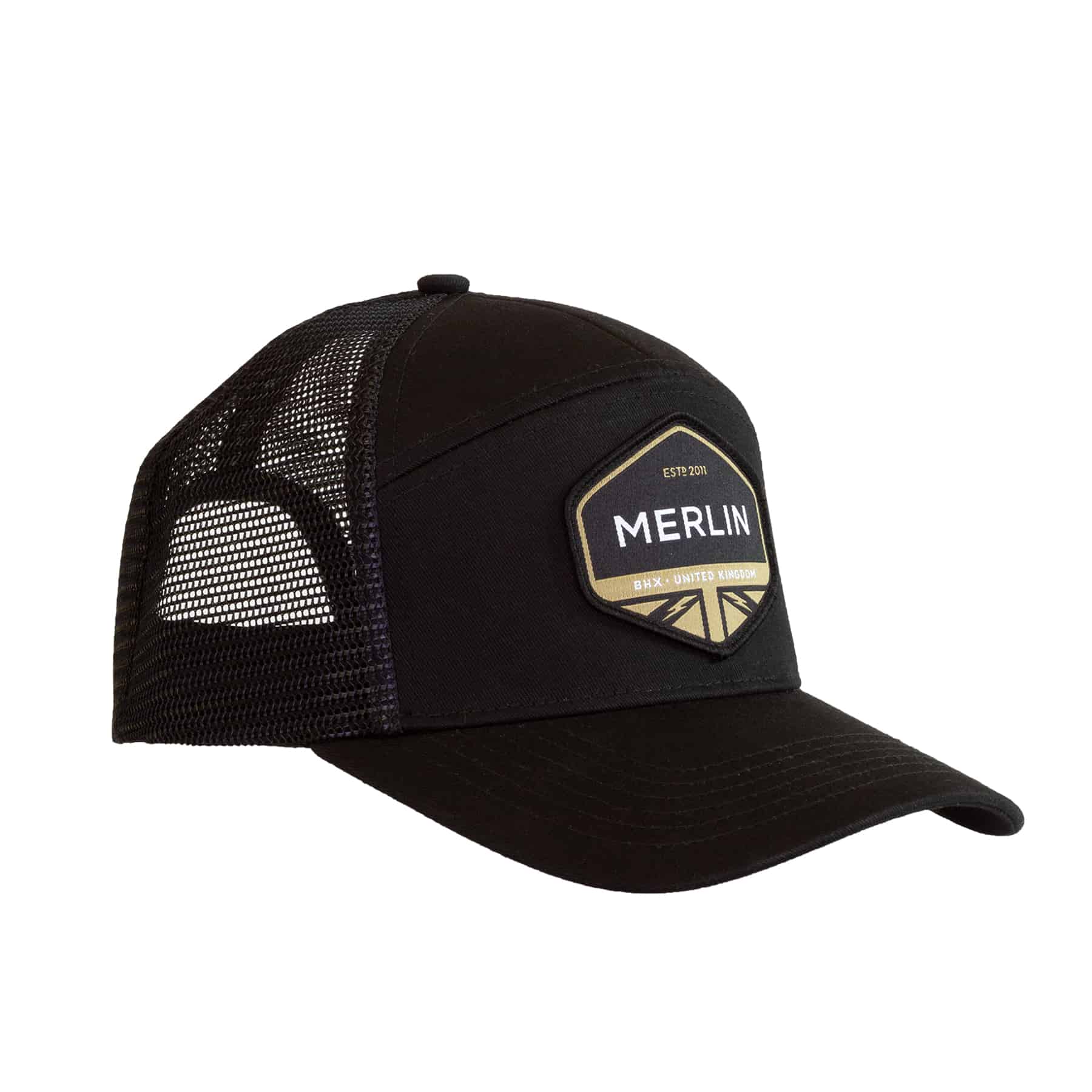 Merlin – Flyde Signature Trucker Cap Front Black