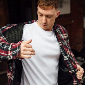 Merlin – Kingsley Long Sleeve Waffle Knit4 White