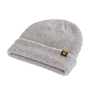 Merlin – Moseley Merino Wool Beanie Grey Front Merlin – Moseley Merino Wool Beanie Grey Front