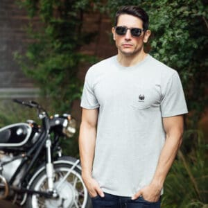 Merlin – Walton Pocket Tee Grey