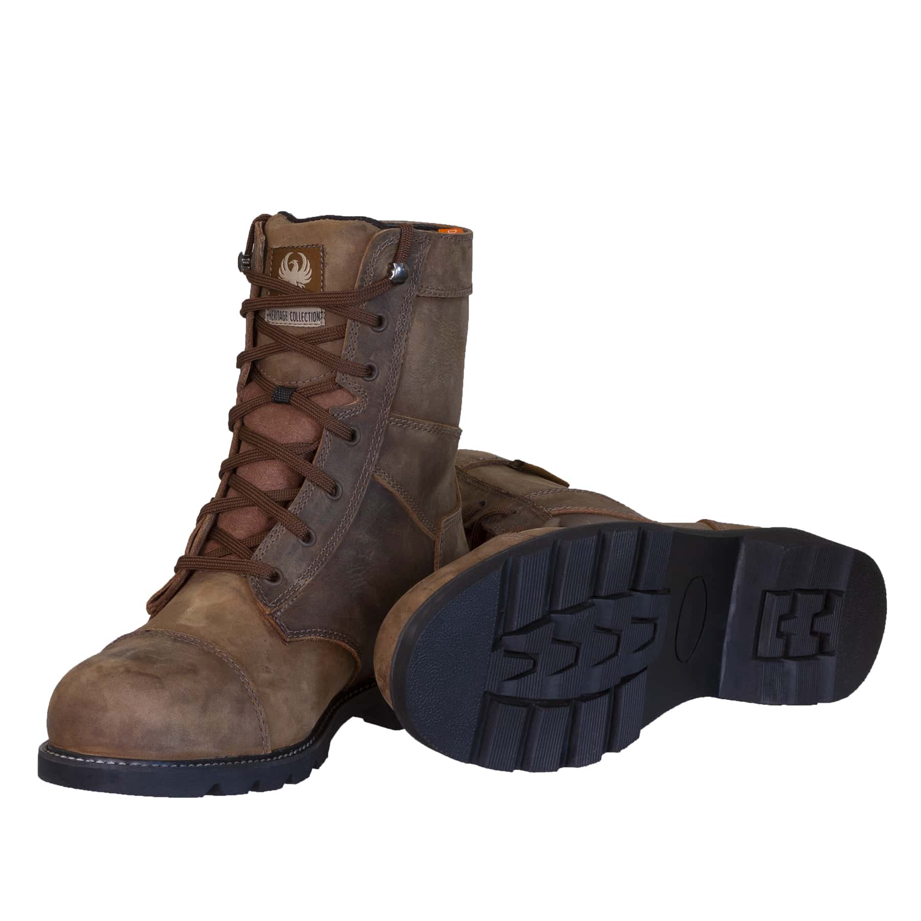 Merlin Gobi Motorcycle Boots - Nubuck Leather With Toe, Heel, and Ankle  Protection Built In