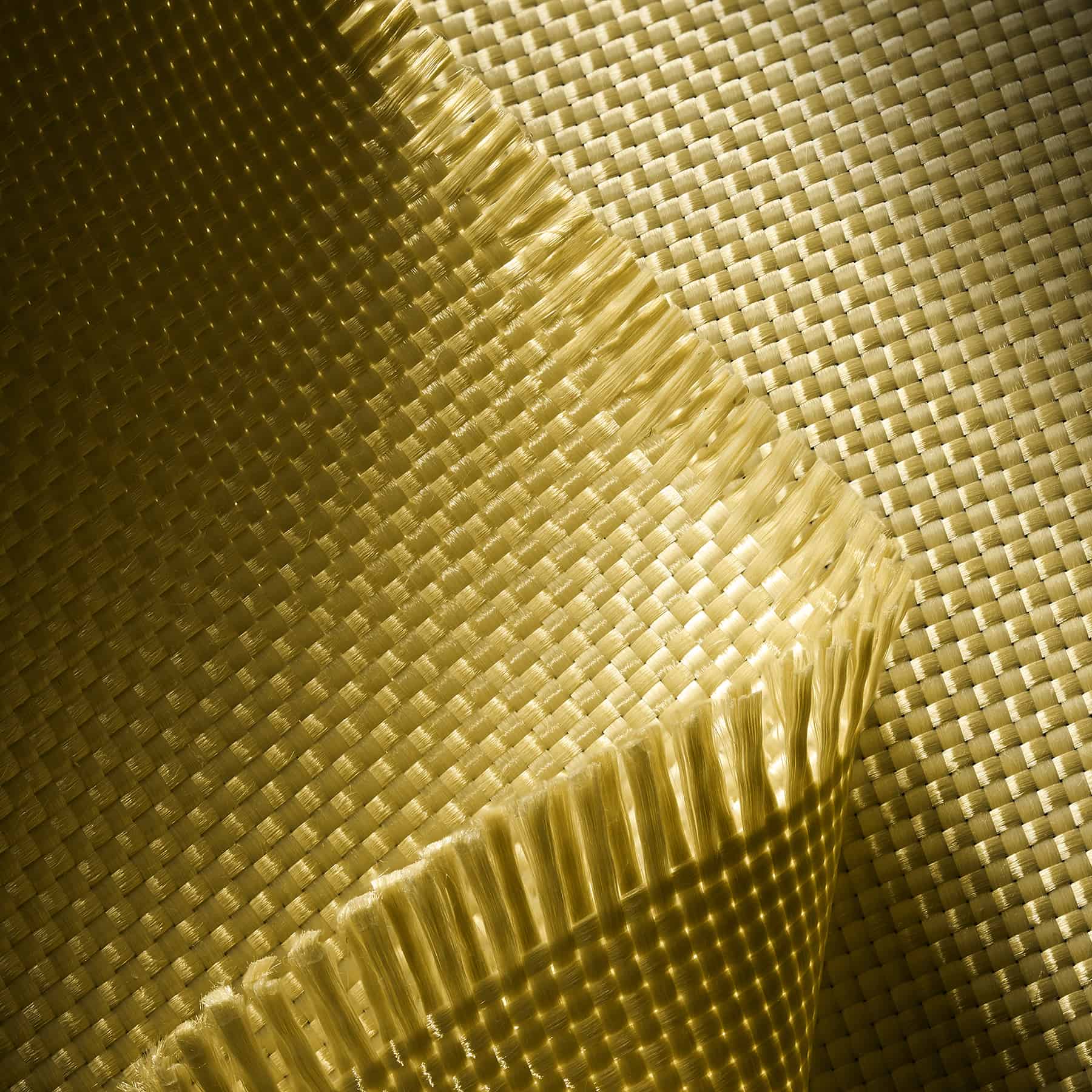 A close up image of Kevlar abrasion resistance fabric