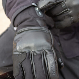 Longdon Heritage Heated D3O Glove Black Hand2
