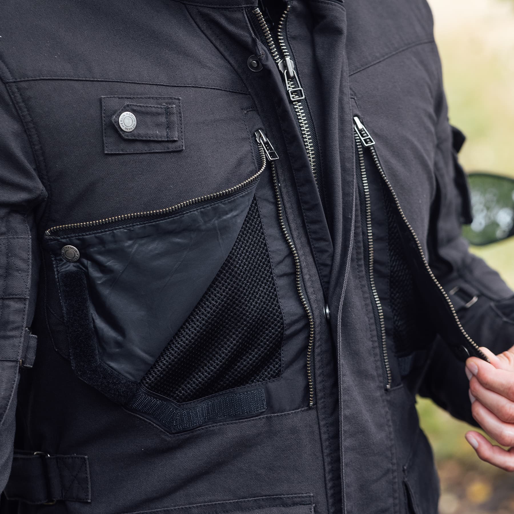 Lifestyle image of Merlin Mahala Pro jacket in black