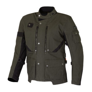 Studio image of Merlin Mahala Pro jacket in olive
