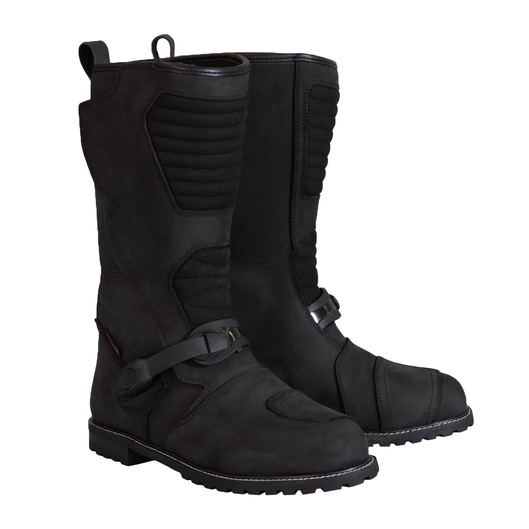 Studio image of Merlin Teton boots in black