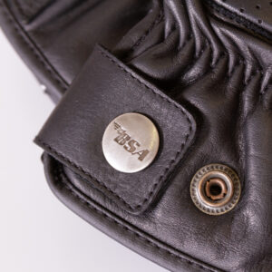 Browning Leather Glove Snap Cuff Detail Browning Leather Glove Snap Cuff Detail