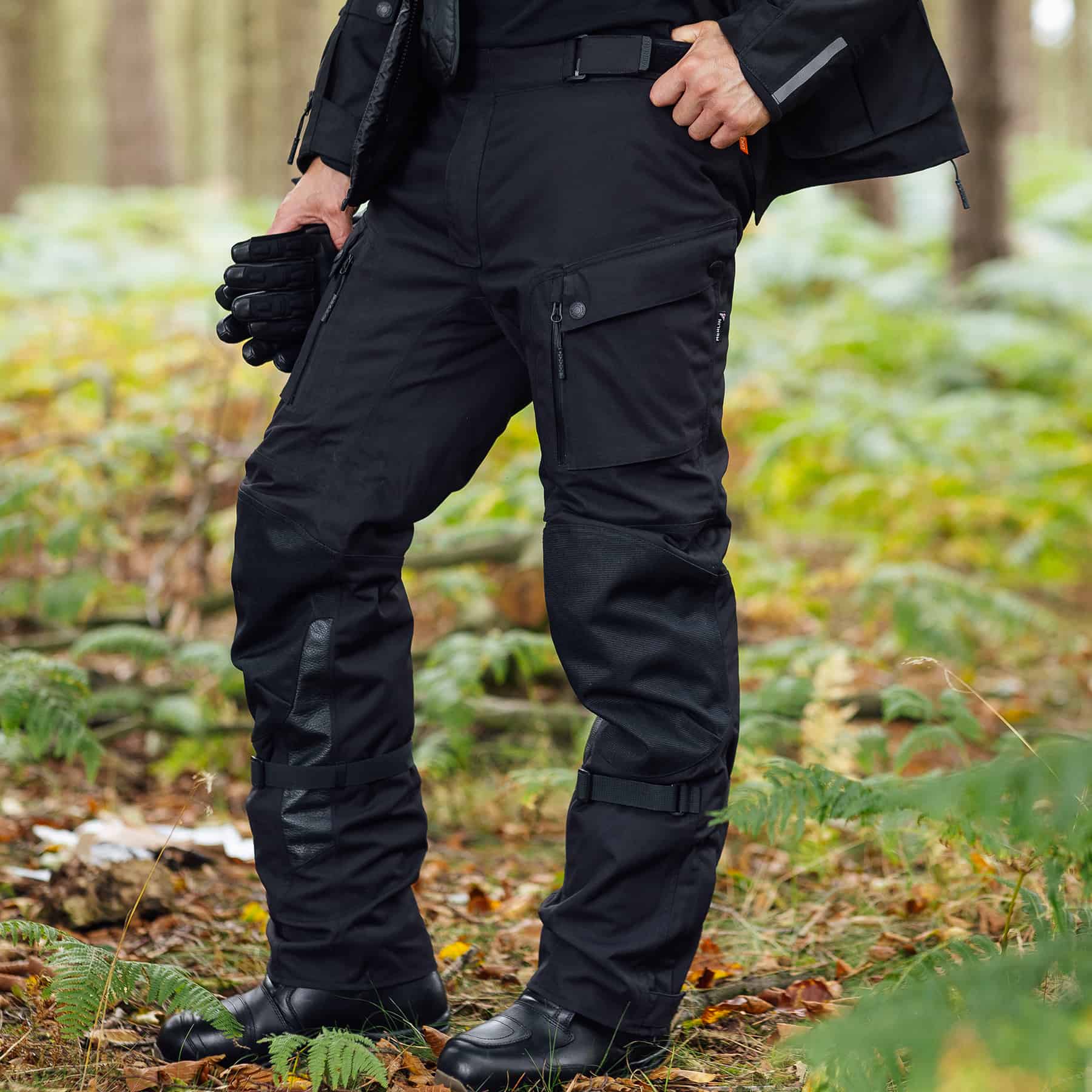 Merlin Condor Laminated Trouser in Black