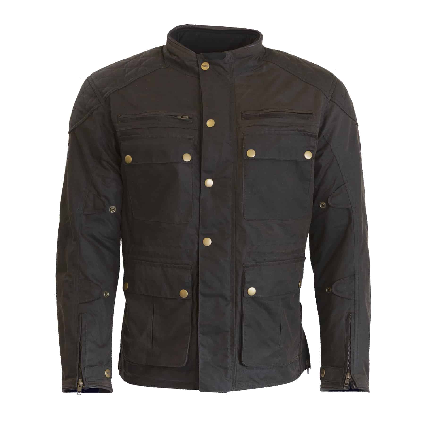 Empire Wax Jacket Brown Front