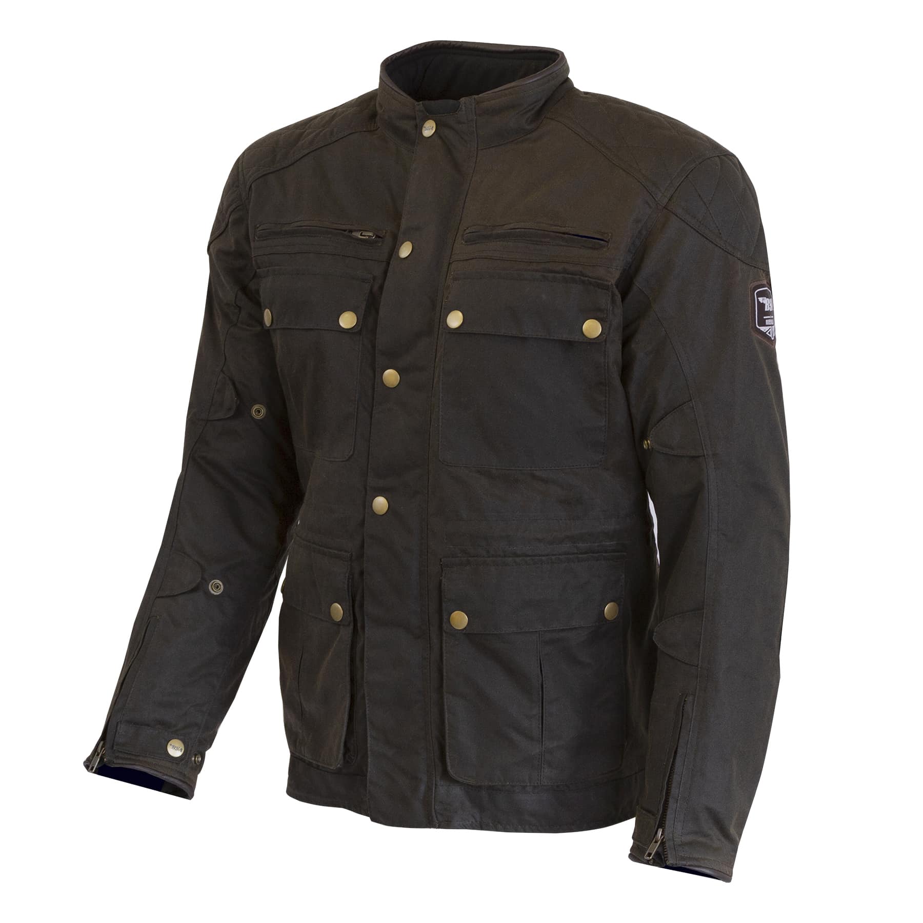 Empire Wax Jacket Brown Side 2