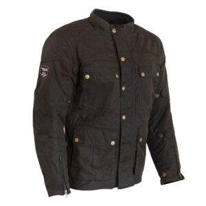 Empire Wax Jacket Brown Side