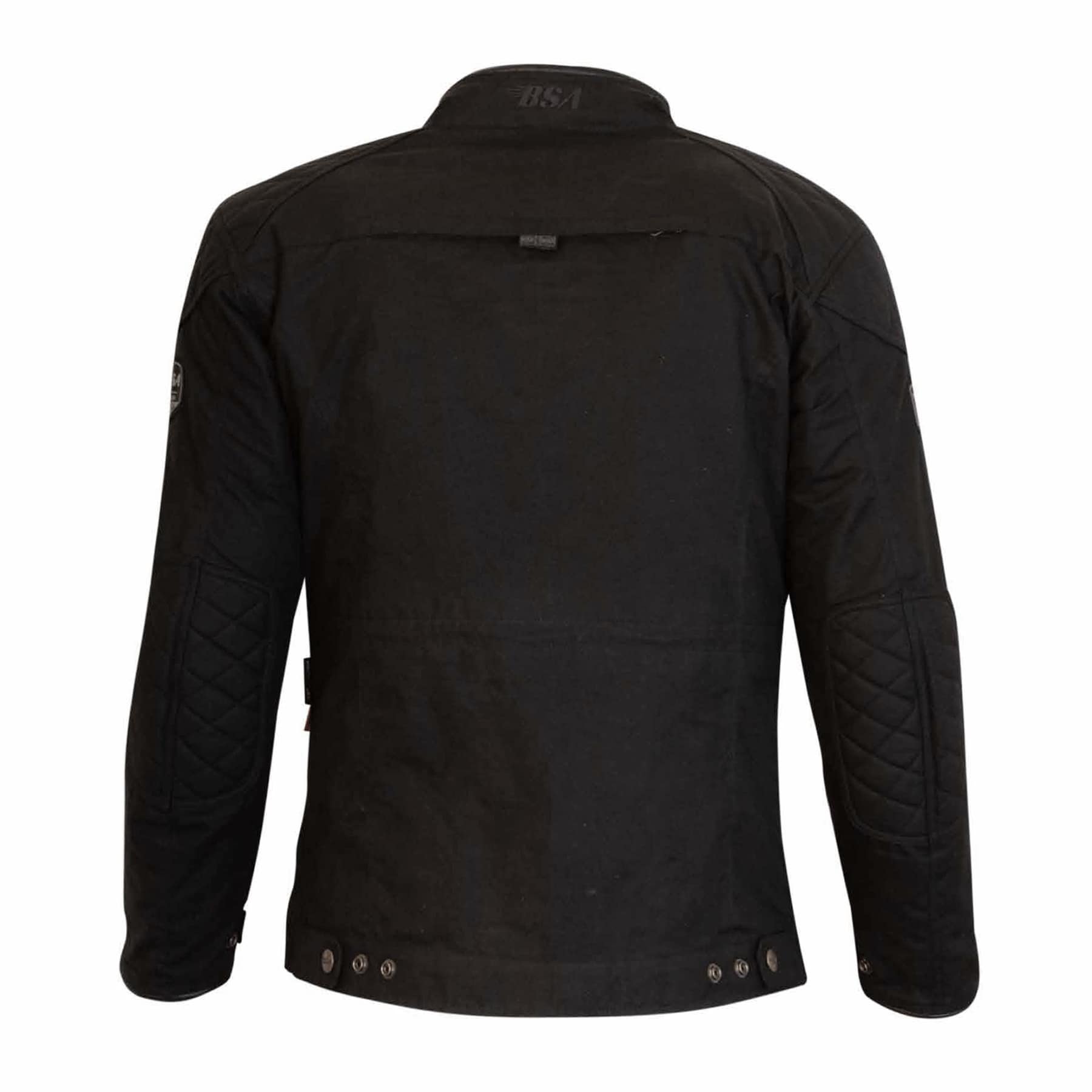 Empire Waxed Cotton Jacket Black Back