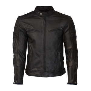 Liberation Leather Jacket Black Front