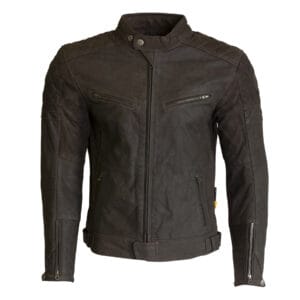 Liberation Leather Jacket Brown Front