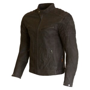 Liberation Leather Jacket Brown Side