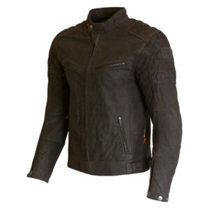 Liberation Leather Jacket Brown Side Liberation Leather Jacket Brown Side