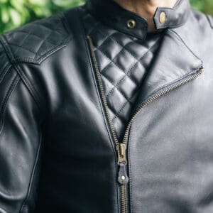 Chester Jacket Black Lifestyle Asymmetric Zip