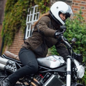 Shenstone Ladies Jacket Olive Lifestyle 1