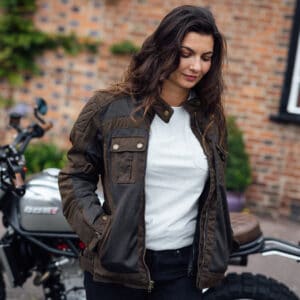 Shenstone Ladies Jacket Olive Lifestyle 6