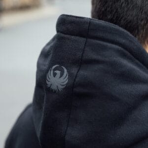 Stealth Pro Black Lifestyle Hood Detail