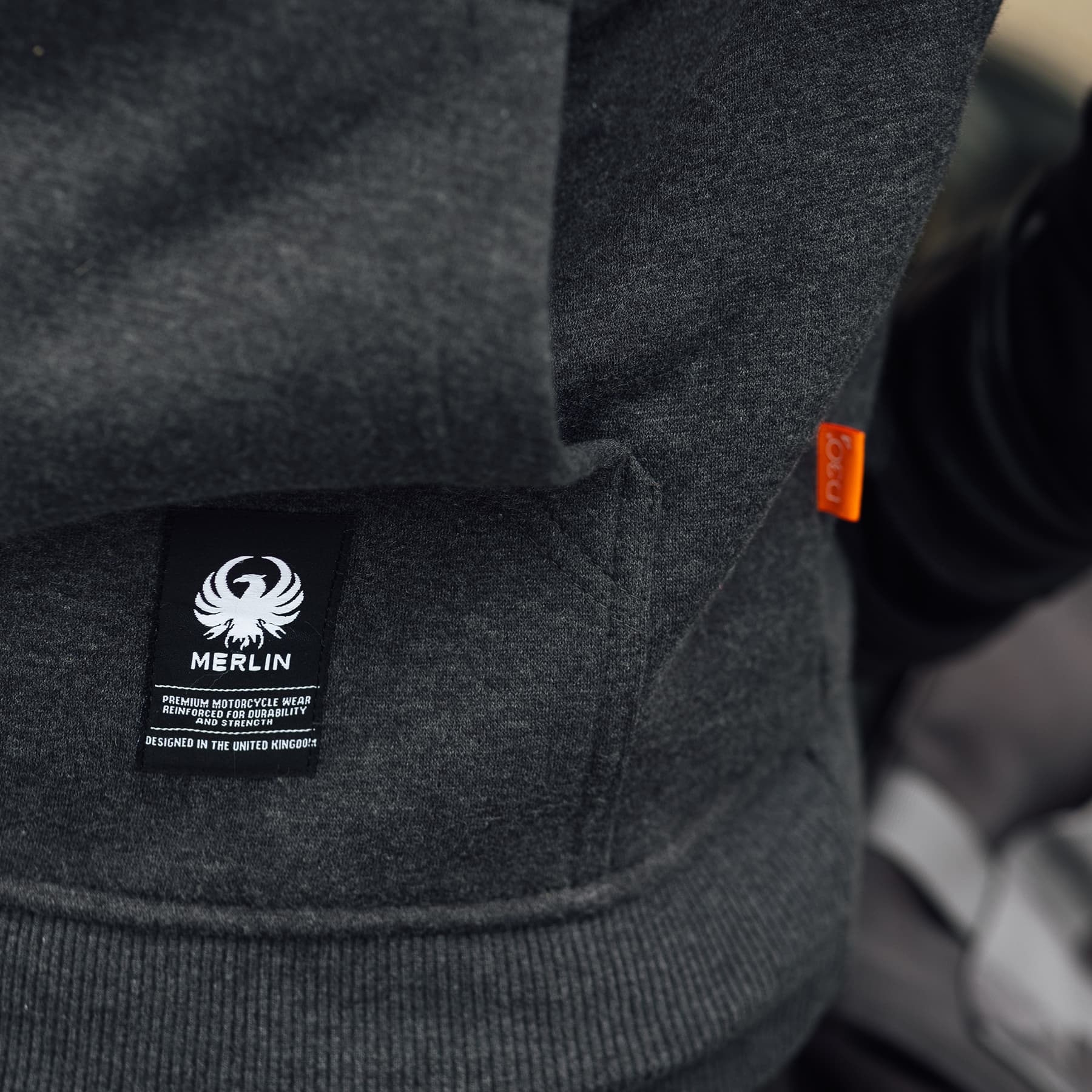 Merlin Stealth Pro hoodie in grey