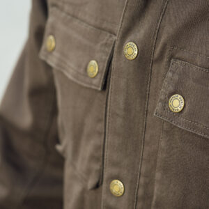 Brody Shirt Brown Front Branded Poppers Brody Shirt Brown Front Branded Poppers