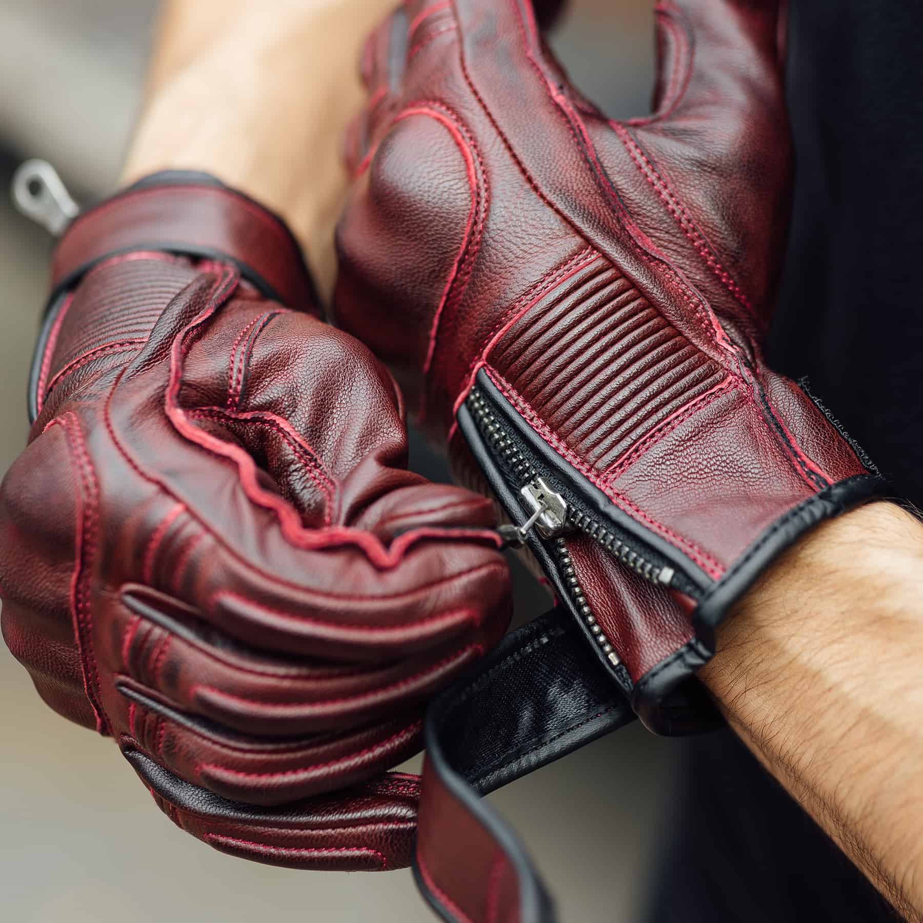 Merlin glory glove in oxblood