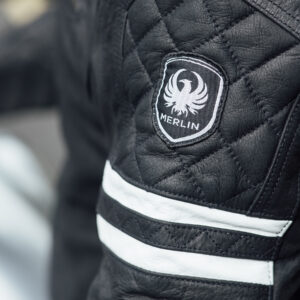 Hixon II Jacket Black Logo And Stripe Detail
