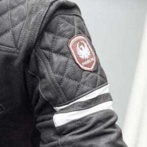 Hixon II Jacket Brown Logo And Stripe Detail Hixon II Jacket Brown Logo And Stripe Detail