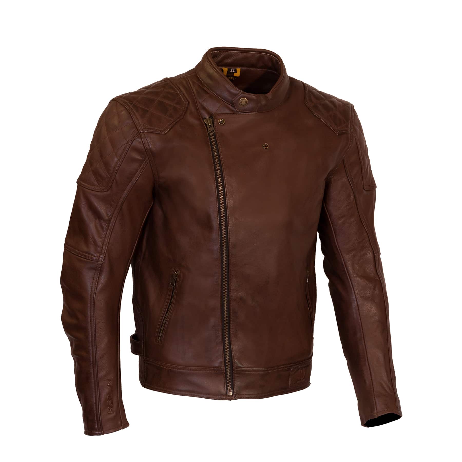 Merlin Chester jacket in brown