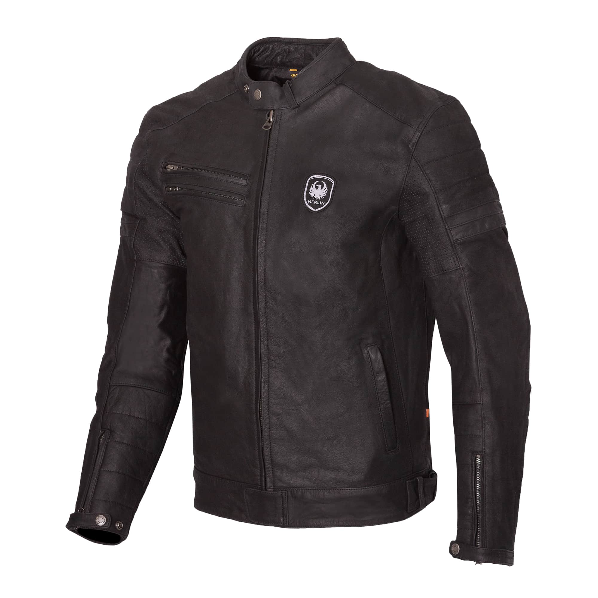 Merlin Alton II D3O Leather Jacket Black