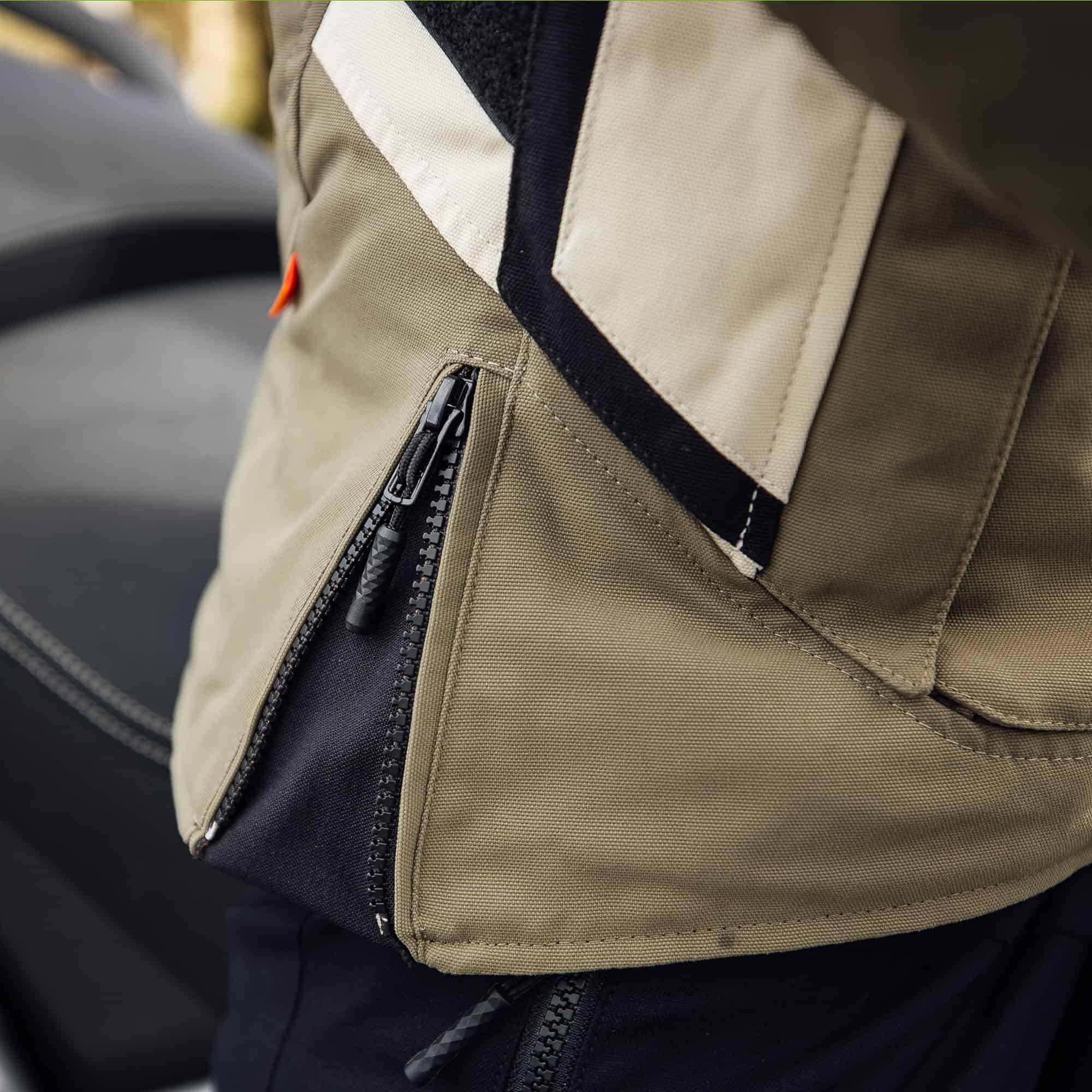 Merlin Borderlands Jacket Moss Detail2 Merlin Borderlands Jacket Moss Detail2