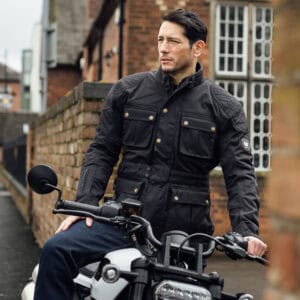 Merlin Burslem Eco Laminate Jacket Lifestyle Black 1