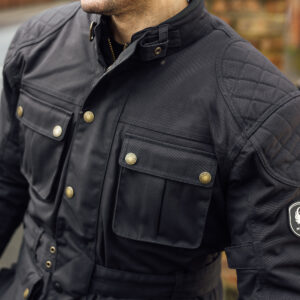 Merlin Burslem Eco Laminate Jacket Lifestyle Black 2