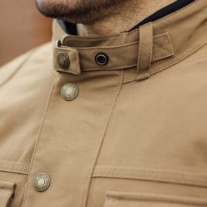 Merlin Burslem Eco Laminate Jacket Lifestyle Sand 5