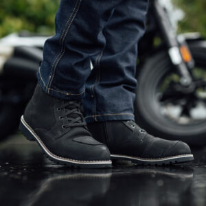 Merlin Ether II Motorcycle Boot Black Lifestyle2 Merlin Ether II Motorcycle Boot Black Lifestyle2