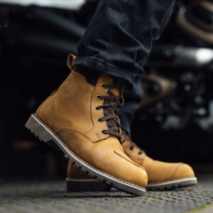 Merlin Ether II Motorcycle Boot Brown Lifestyle1 Merlin Ether II Motorcycle Boot Brown Lifestyle1