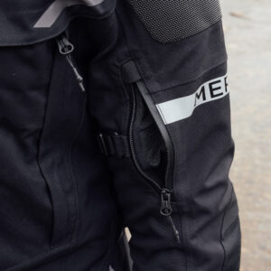 Akashi Enduro Jacket Lifestyle Black Arm Detail Akashi Enduro Jacket Lifestyle Black Arm Detail
