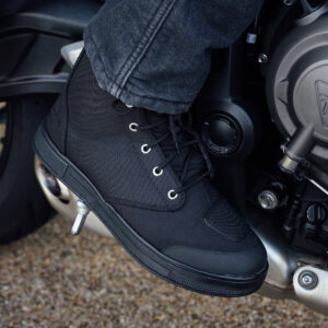 Merlin Knots Canvas Black Boot
