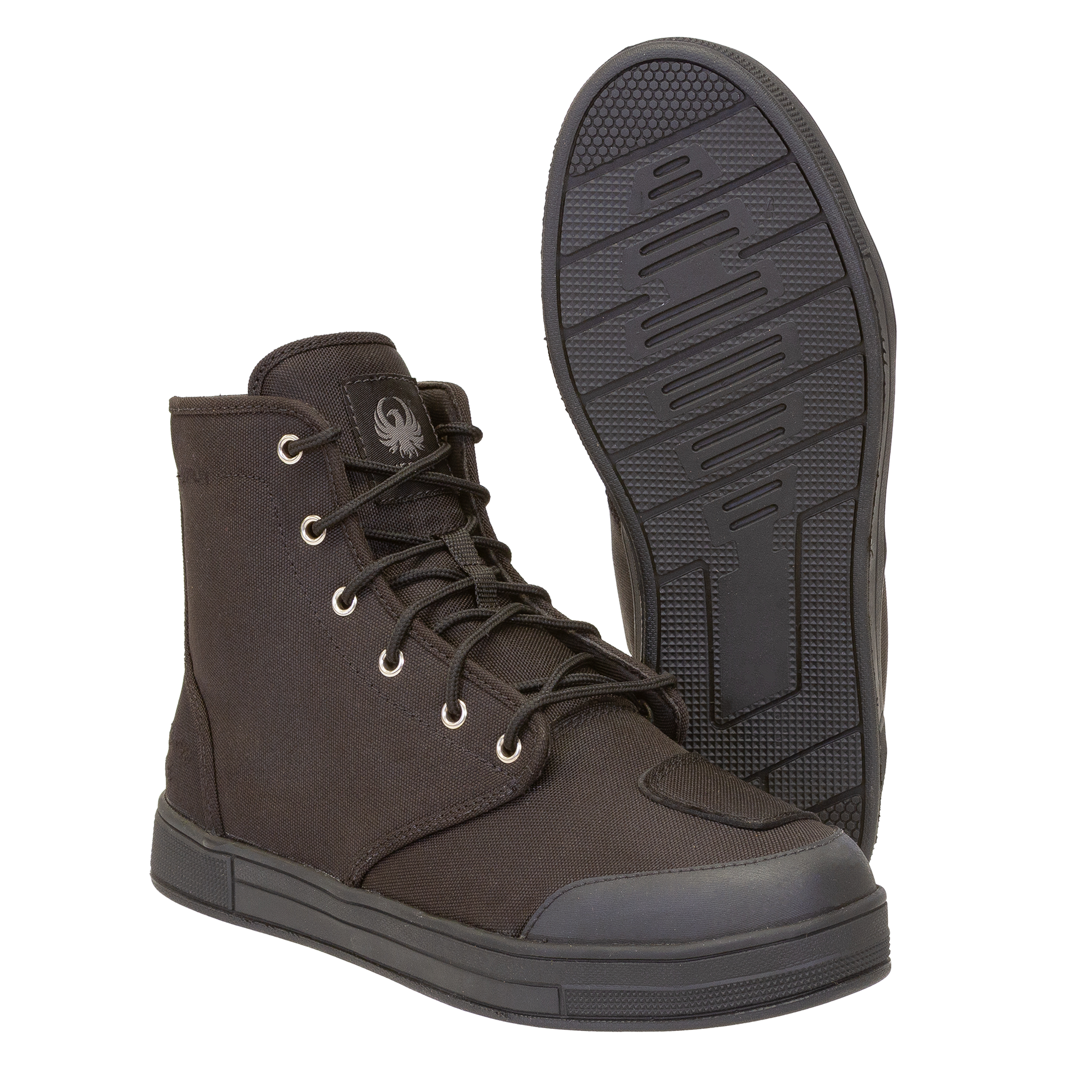 Merlin Knots Canvas Black Boot Sole