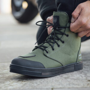 Merlin Knots Canvas Green Boot